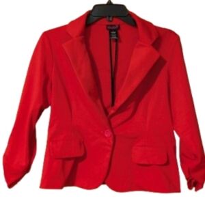 Flirtatious Women's Red Blazer